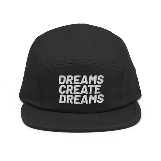 "BOLD DREAMER" 5Panel Cap WHITE