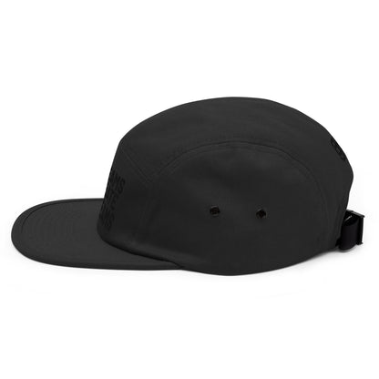 "BOLD DREAMER" 5Panel Cap BLACK OUT