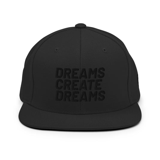 "BOLD DREAMER" SNAPBACK BLACK OUT