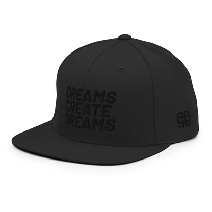 "BOLD DREAMER" SNAPBACK BLACK OUT