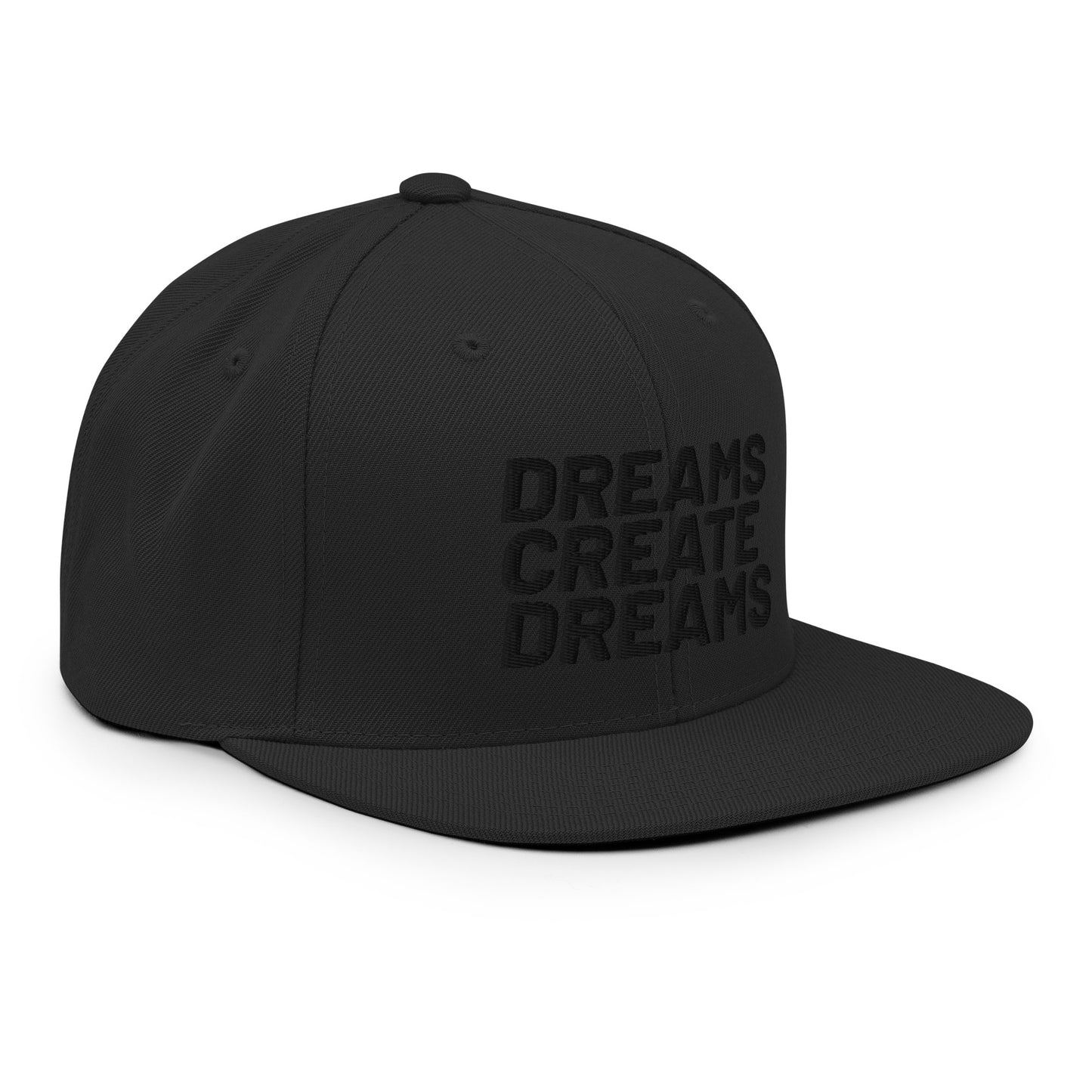 "BOLD DREAMER" SNAPBACK BLACK OUT